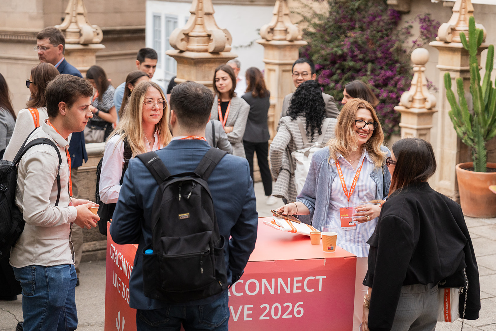 CRAs talking outside the venue at CRACONNECT LIVE 2026